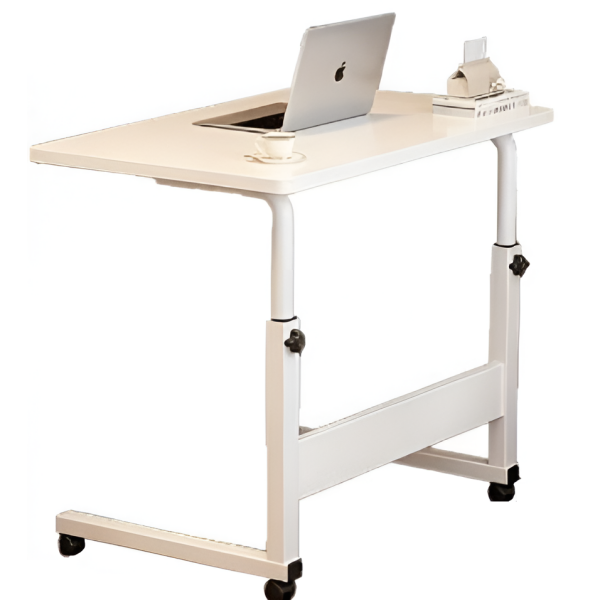 Τραπεζάκι Laptop με Ρυθμιζόμενο Ύψος 45-85cm & Ροδάκια A61-004