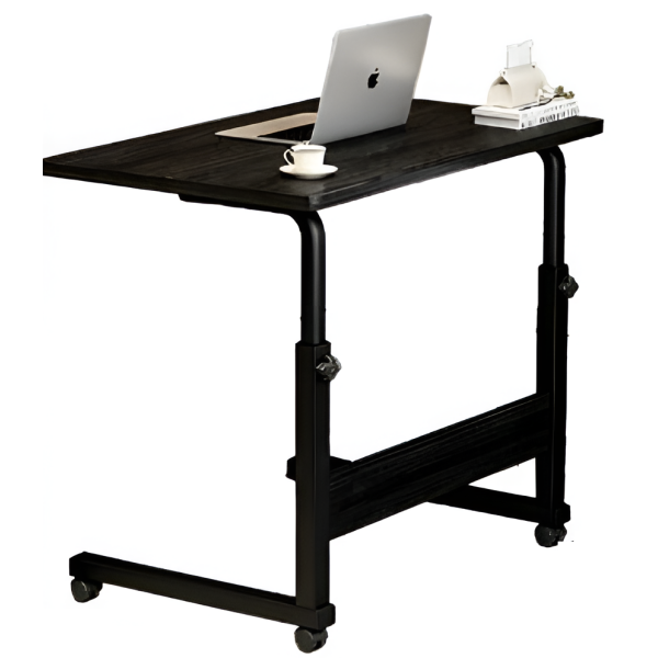 Τραπεζάκι Laptop με Ρυθμιζόμενο Ύψος 45-85cm & Ροδάκια A61-004