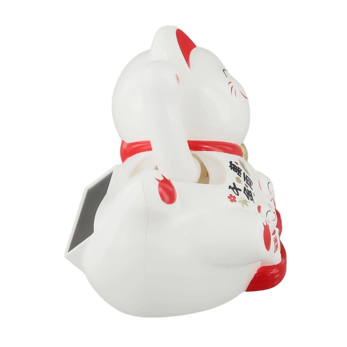 Ηλιακή γάτα τύχης Maneki Neko με κινούμενο χέρι σε 2 χρώματα