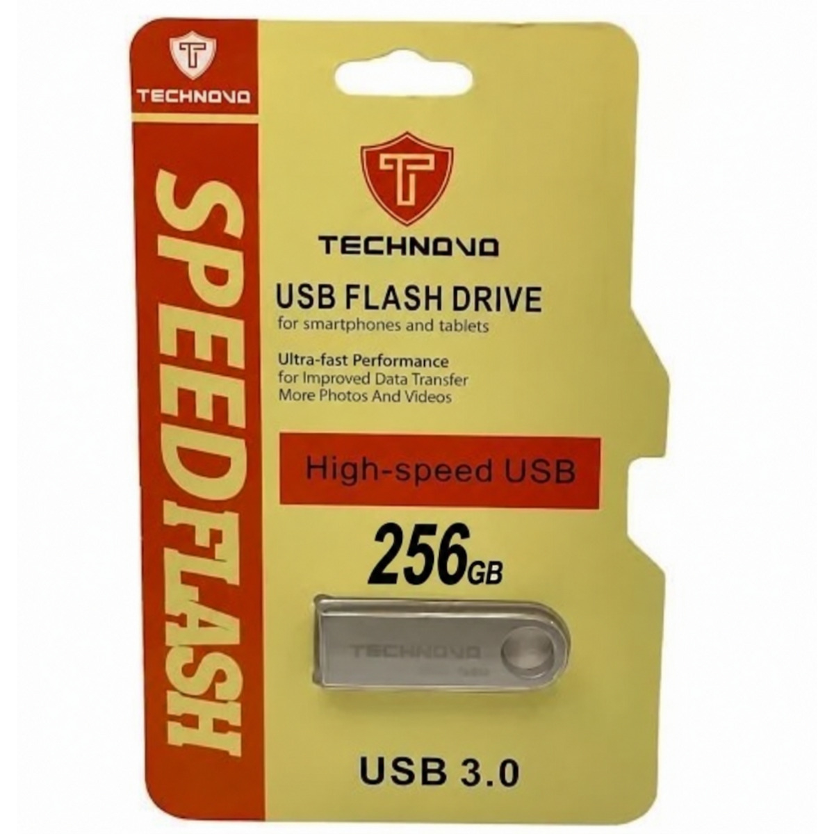 USB Flash Drive 256GB USB 3.0 Technovo SpeedFlash