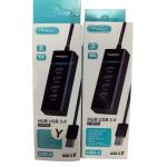USB Hub 4 Θυρών USB 3.0 5Gbps Μαύρο TREQA USB-8