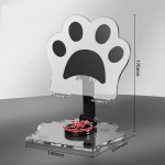 Βάση Κινητού και Tablet MY-7257 Paw Μαύρη Ρυθμιζόμενη