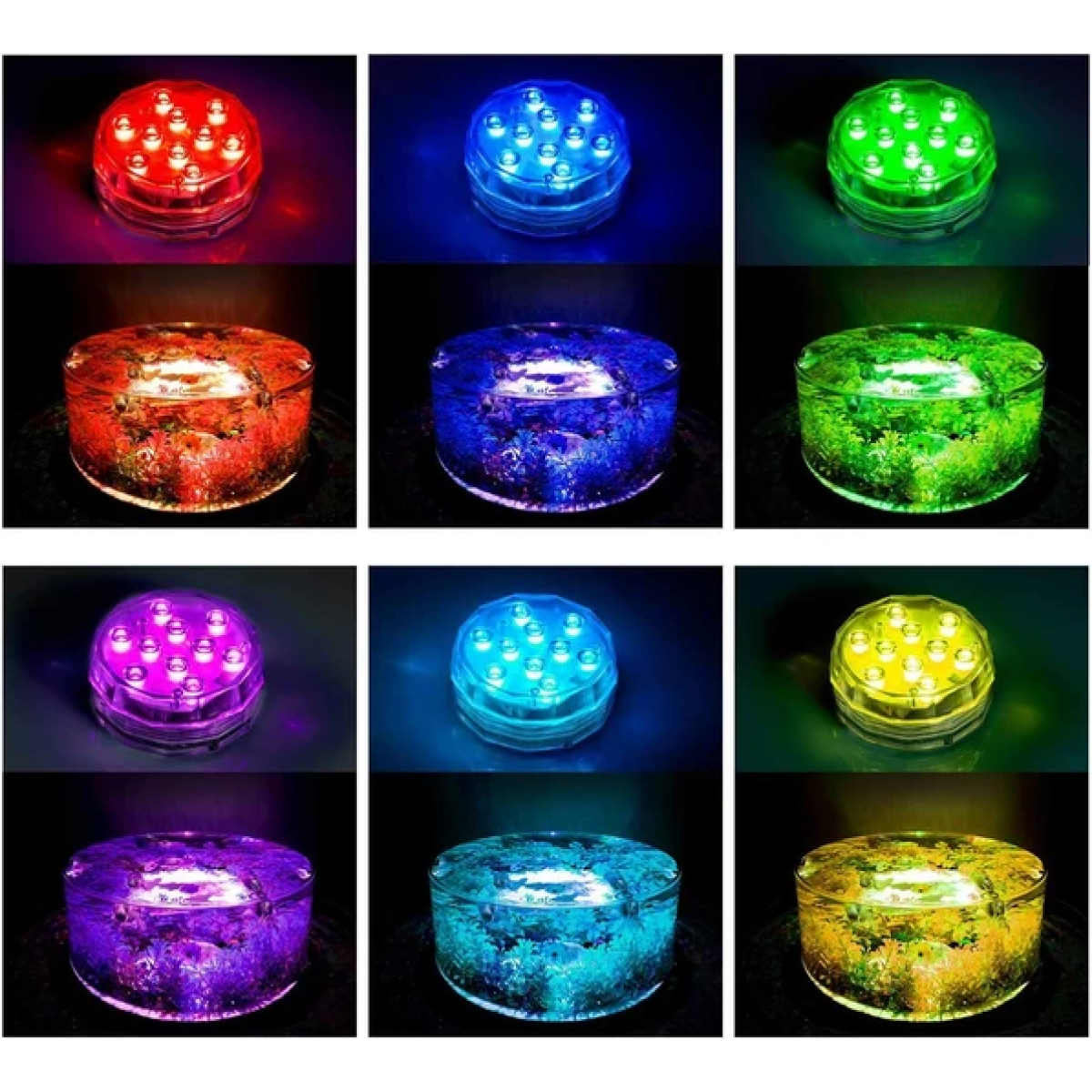 Υποβρύχιο Φωτιστικό LED RGB με Τηλεχειριστήριο για Πισίνα Andowl Q-LED95 - Image 4