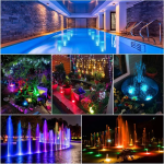 Υποβρύχιο Φωτιστικό LED RGB με Τηλεχειριστήριο για Πισίνα Andowl Q-LED95 - Image 3