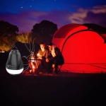 ZQS1317 Αύρματο Ηχείο Bluetooth & Ασύρματη Εξωτερική Λάμπα για Κάμπινγκ 2 σε 1